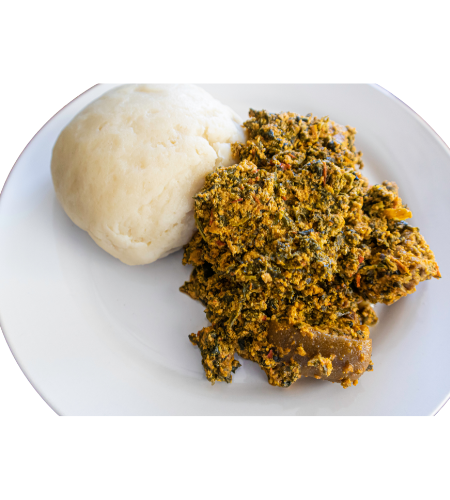 Egunsi with poundedyam